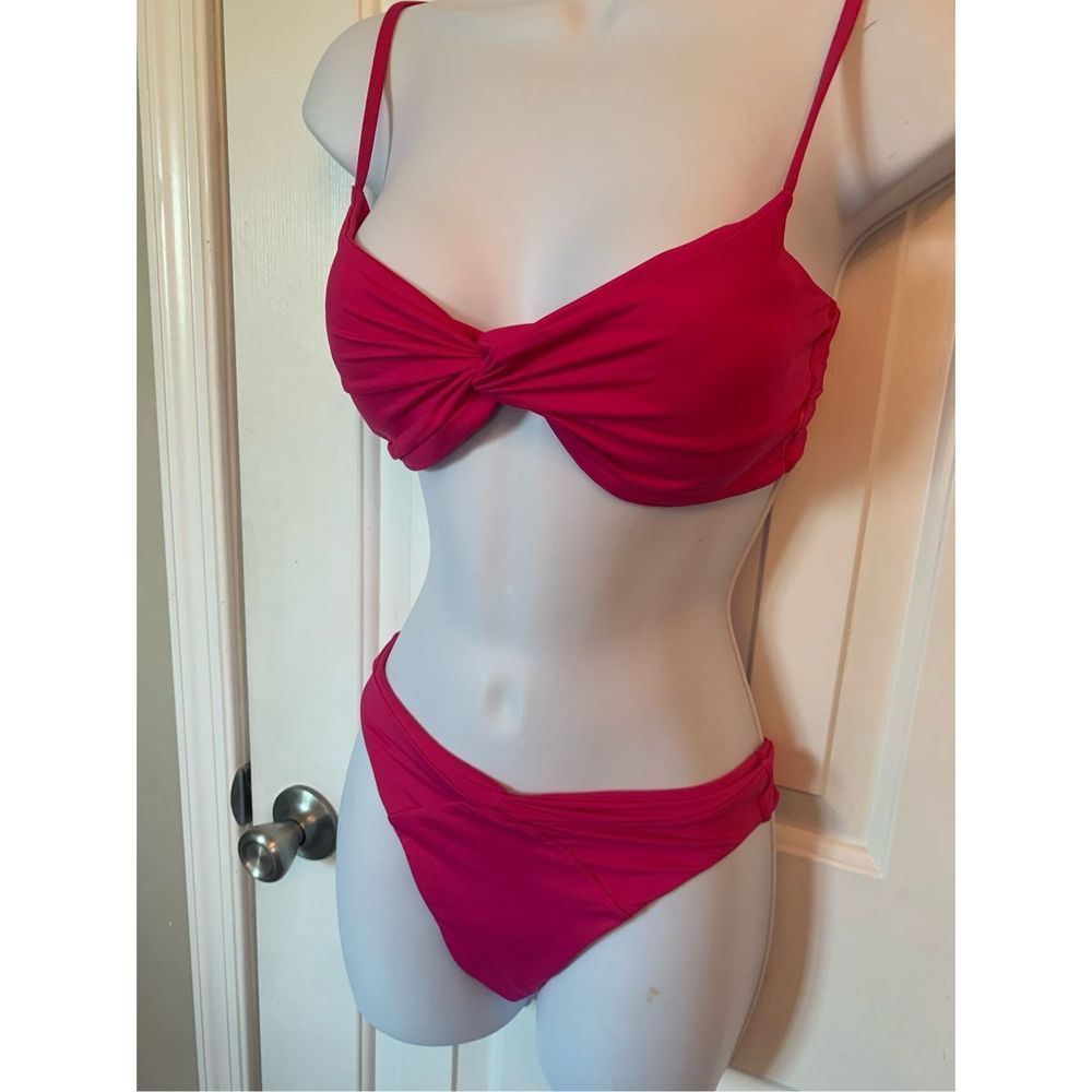 L*space hot pink bikini